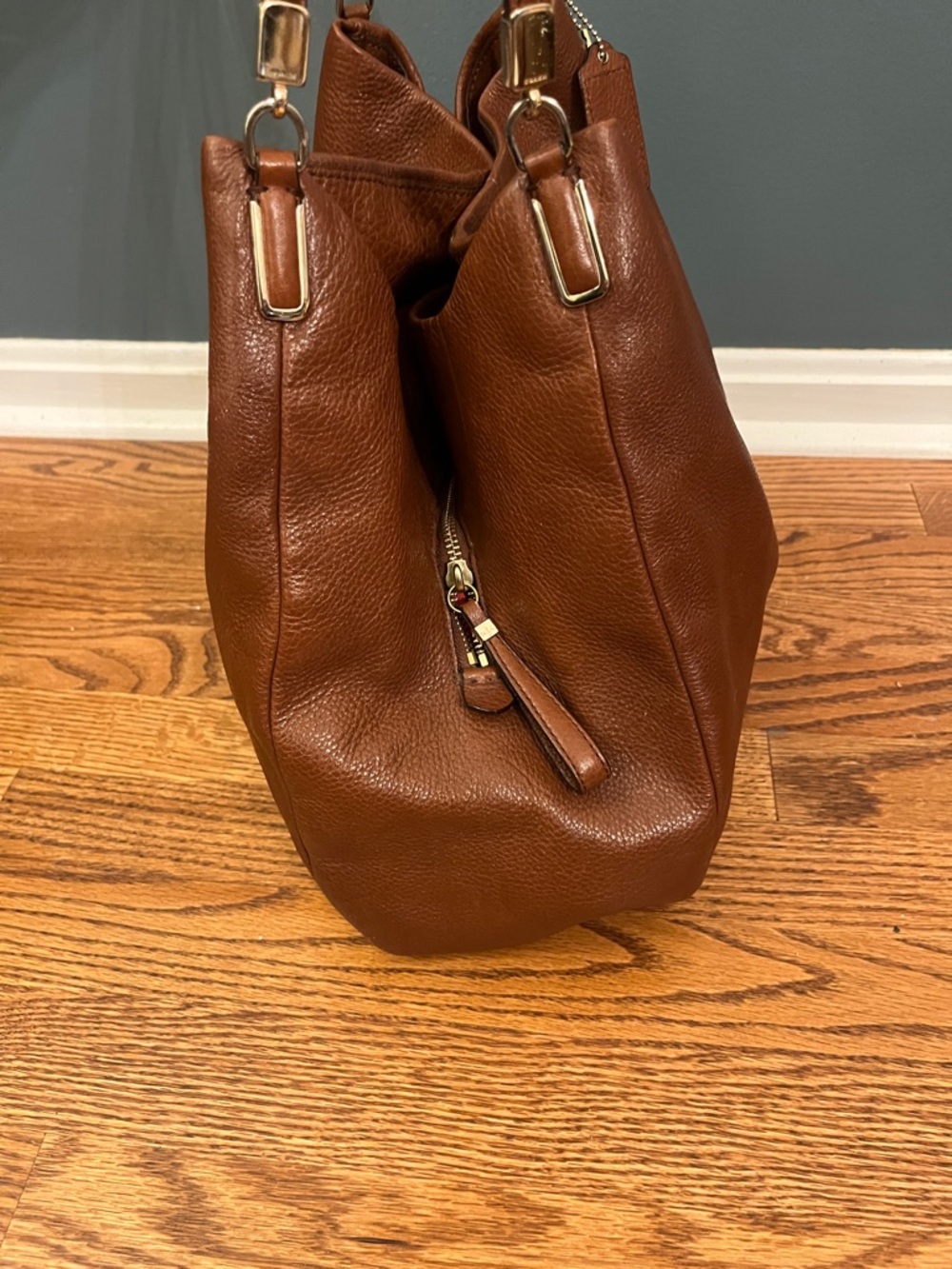 Coach Madison Phoebe saddle large leather hobo shoulder bag 24621 - Picture 4 of 16